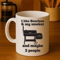 Best Dad BBQ Smoker Grill Lover Bourbon Whiskey Coffee Mug thumb 4