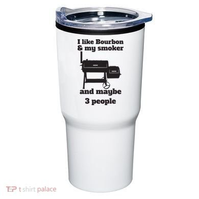 Best Dad BBQ Smoker Grill Lover Bourbon Whiskey Tumbler