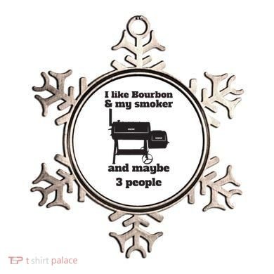 Best Dad BBQ Smoker Grill Lover Bourbon Whiskey Ornament