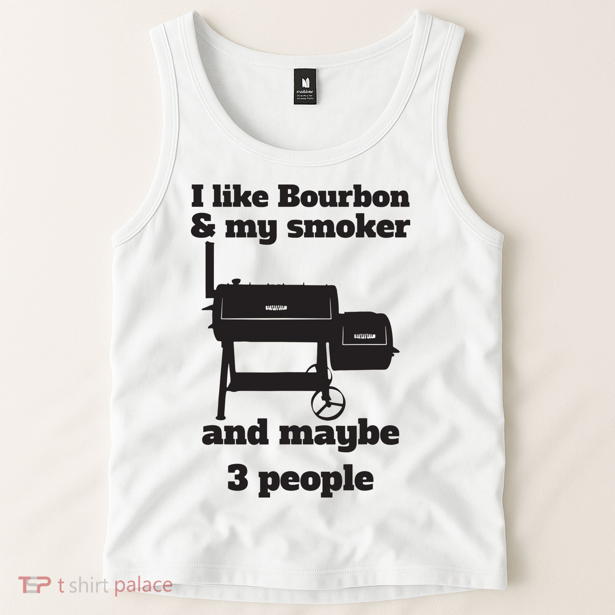 Best Dad BBQ Smoker Grill Lover Bourbon Whiskey Tank Top