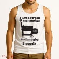 Best Dad BBQ Smoker Grill Lover Bourbon Whiskey Tank Top thumb 3