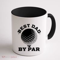 Best Dad By Par Gift Funny Golf Player Father's Day Gift Coffee Mug thumb 1