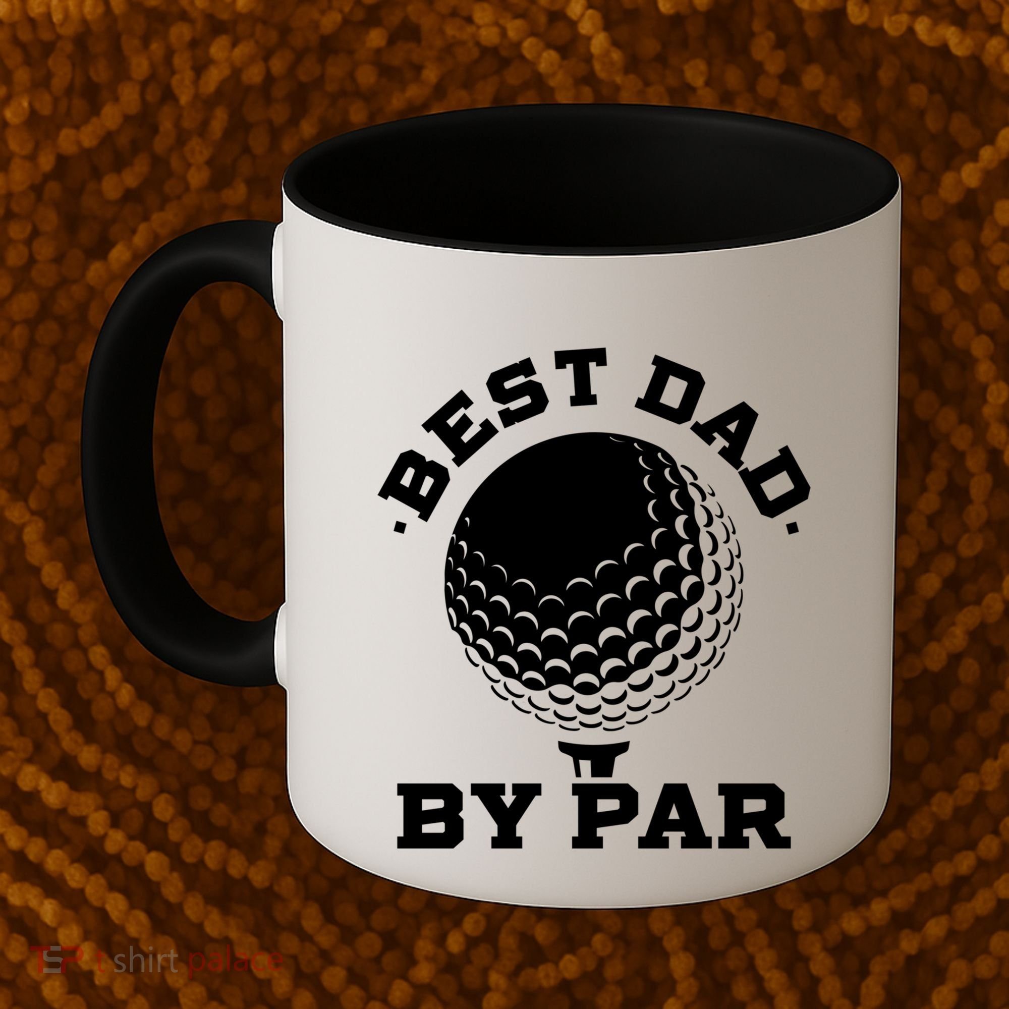 Best Dad By Par Gift Funny Golf Player Father's Day Gift Coffee Mug