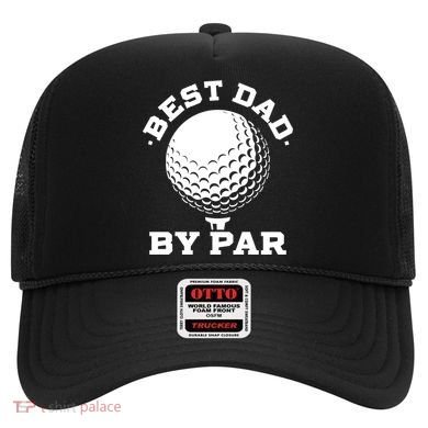 Best Dad By Par Gift Funny Golf Player Father's Day Gift Hat