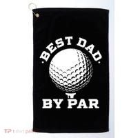Best Dad By Par Gift Funny Golf Player Father's Day Gift Golf Towel thumb 0