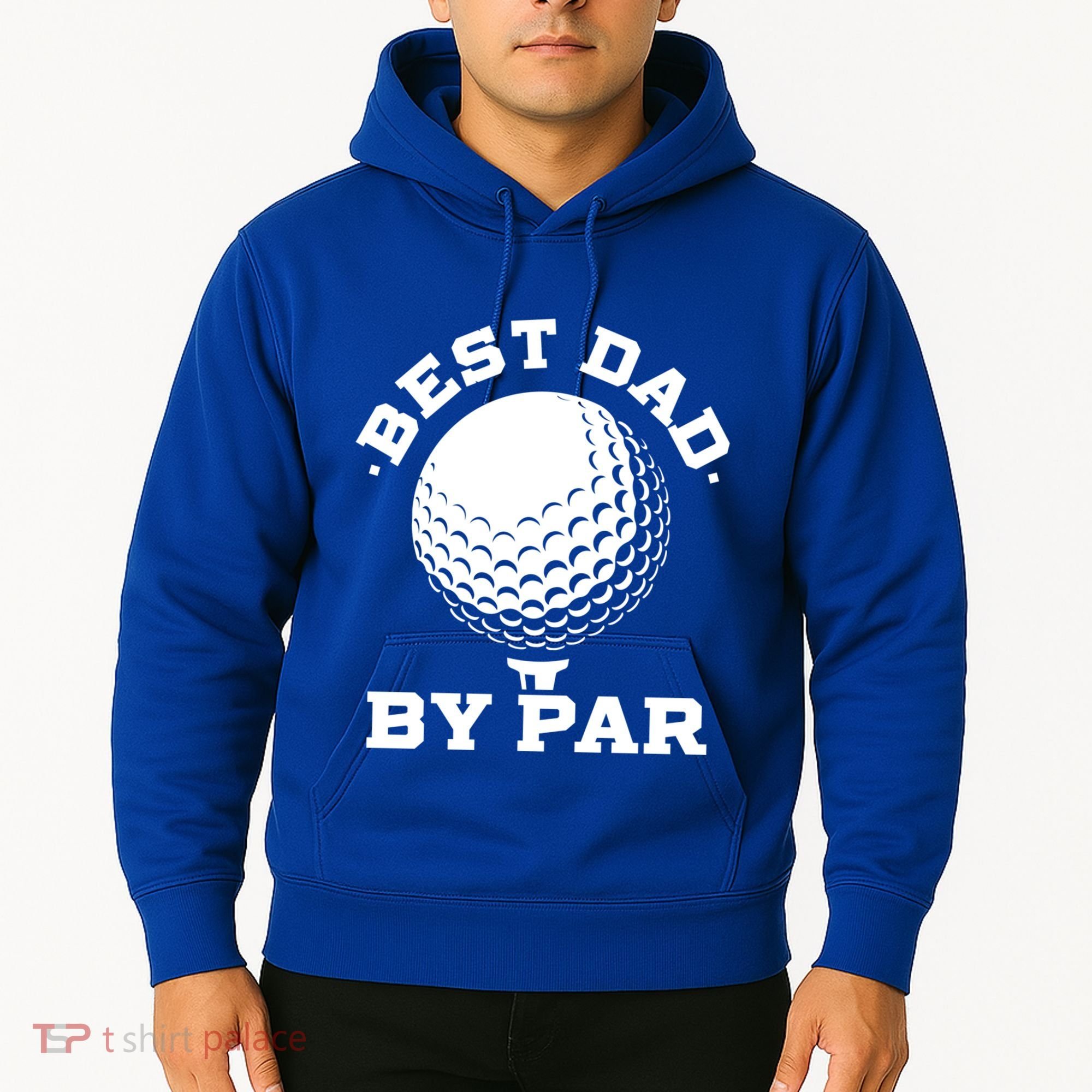 Best Dad By Par Gift Funny Golf Player Father's Day Gift Hoodie