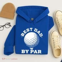 Best Dad By Par Gift Funny Golf Player Father's Day Gift Hoodie thumb 4