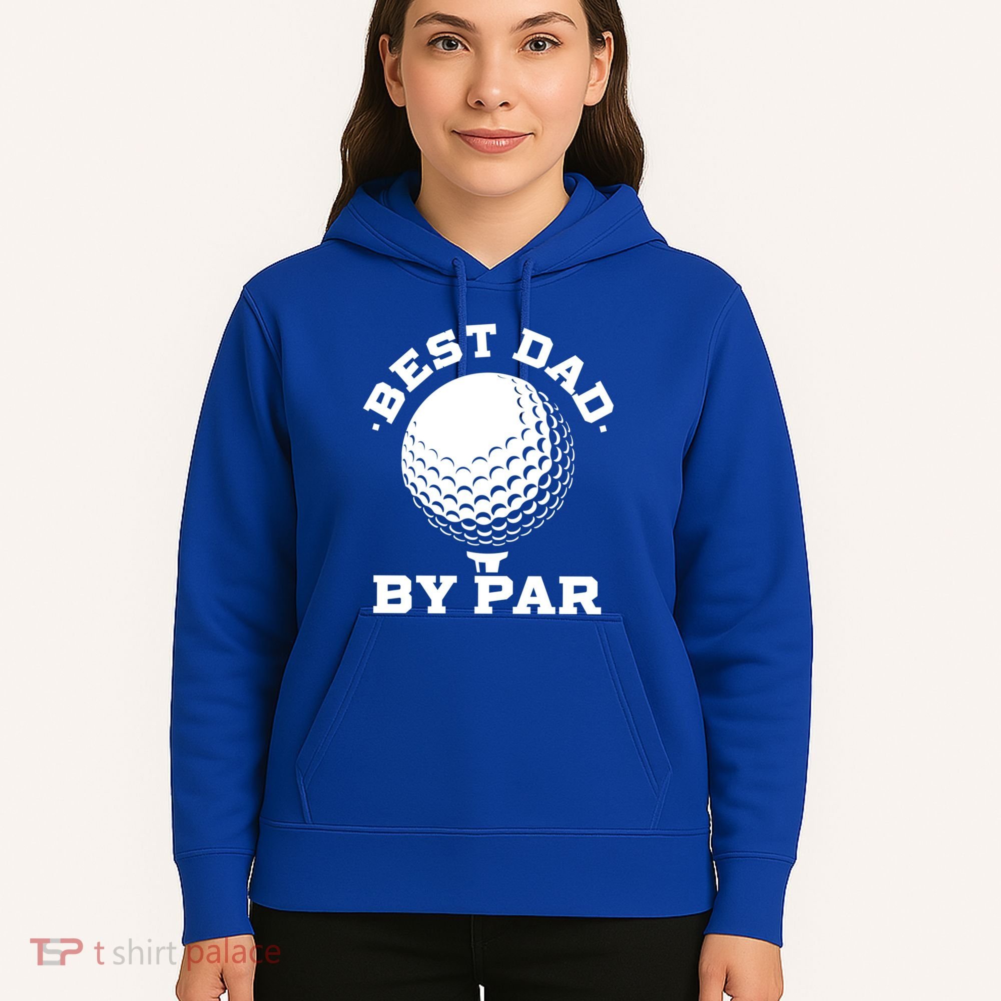 Best Dad By Par Gift Funny Golf Player Father's Day Gift Hoodie