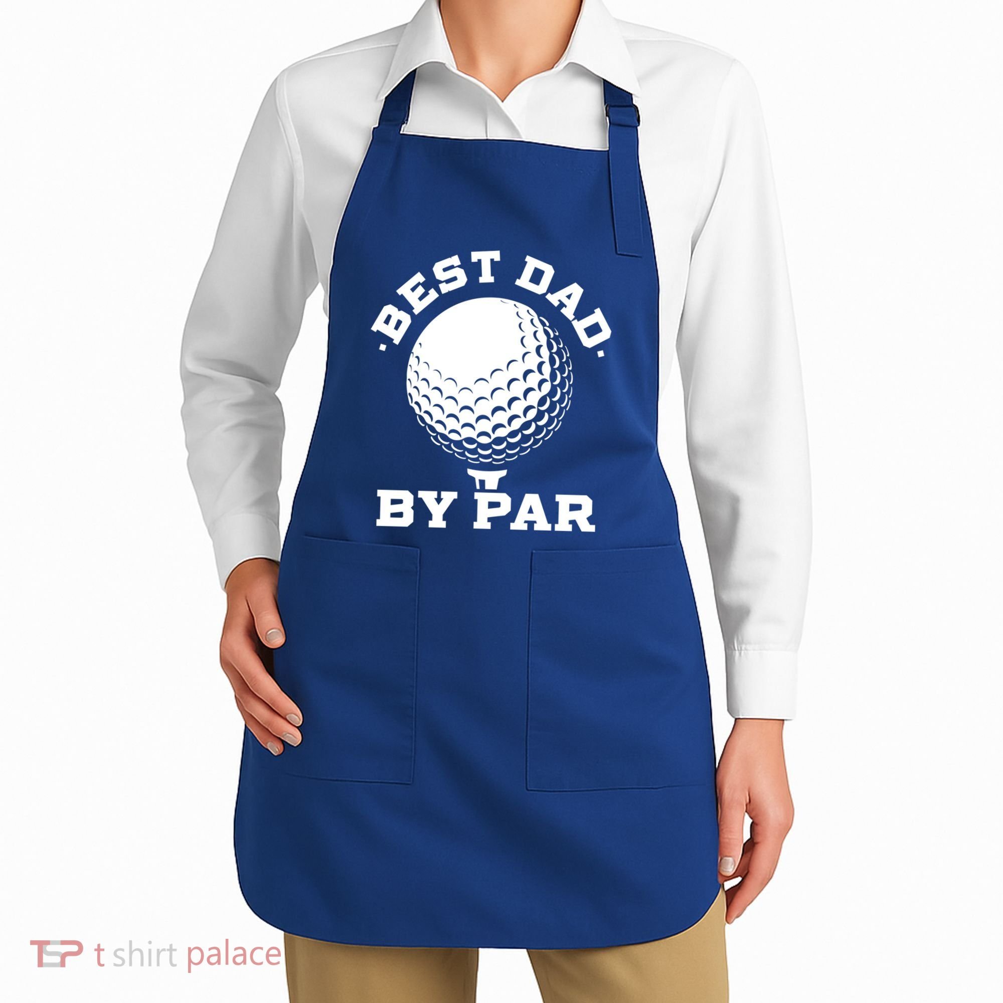 Best Dad By Par Gift Funny Golf Player Father's Day Gift Apron