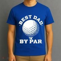 Best Dad By Par Gift Funny Golf Player Father's Day Gift T-Shirt thumb 3