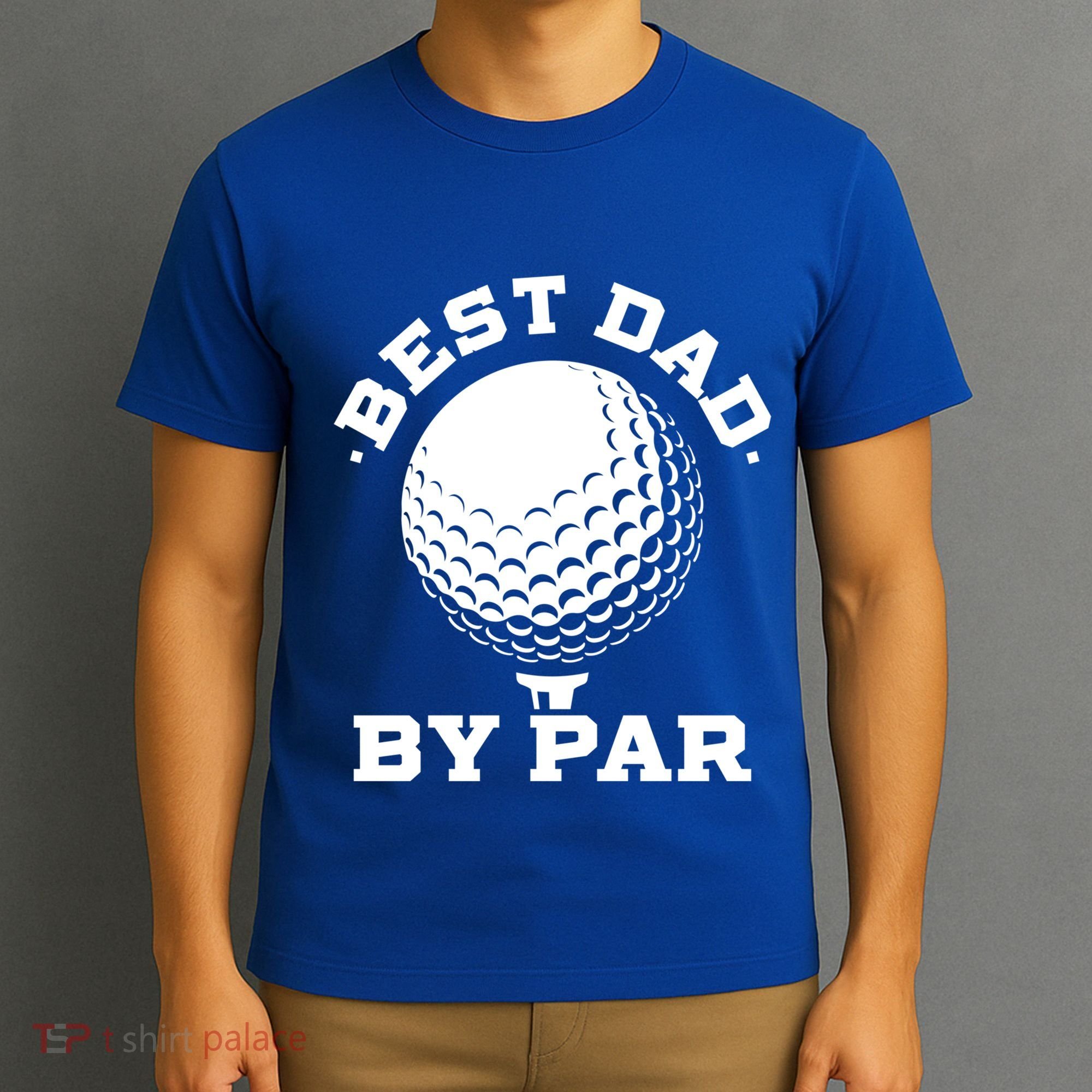 Best Dad By Par Gift Funny Golf Player Father's Day Gift T-Shirt