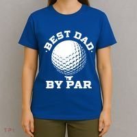 Best Dad By Par Gift Funny Golf Player Father's Day Gift T-Shirt thumb 4