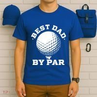 Best Dad By Par Gift Funny Golf Player Father's Day Gift T-Shirt thumb 6