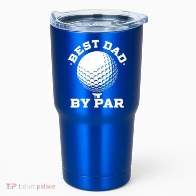 Best Dad By Par Gift Funny Golf Player Father's Day Gift Tumbler