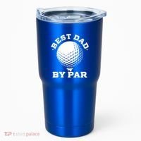 Best Dad By Par Gift Funny Golf Player Father's Day Gift Tumbler thumb 0