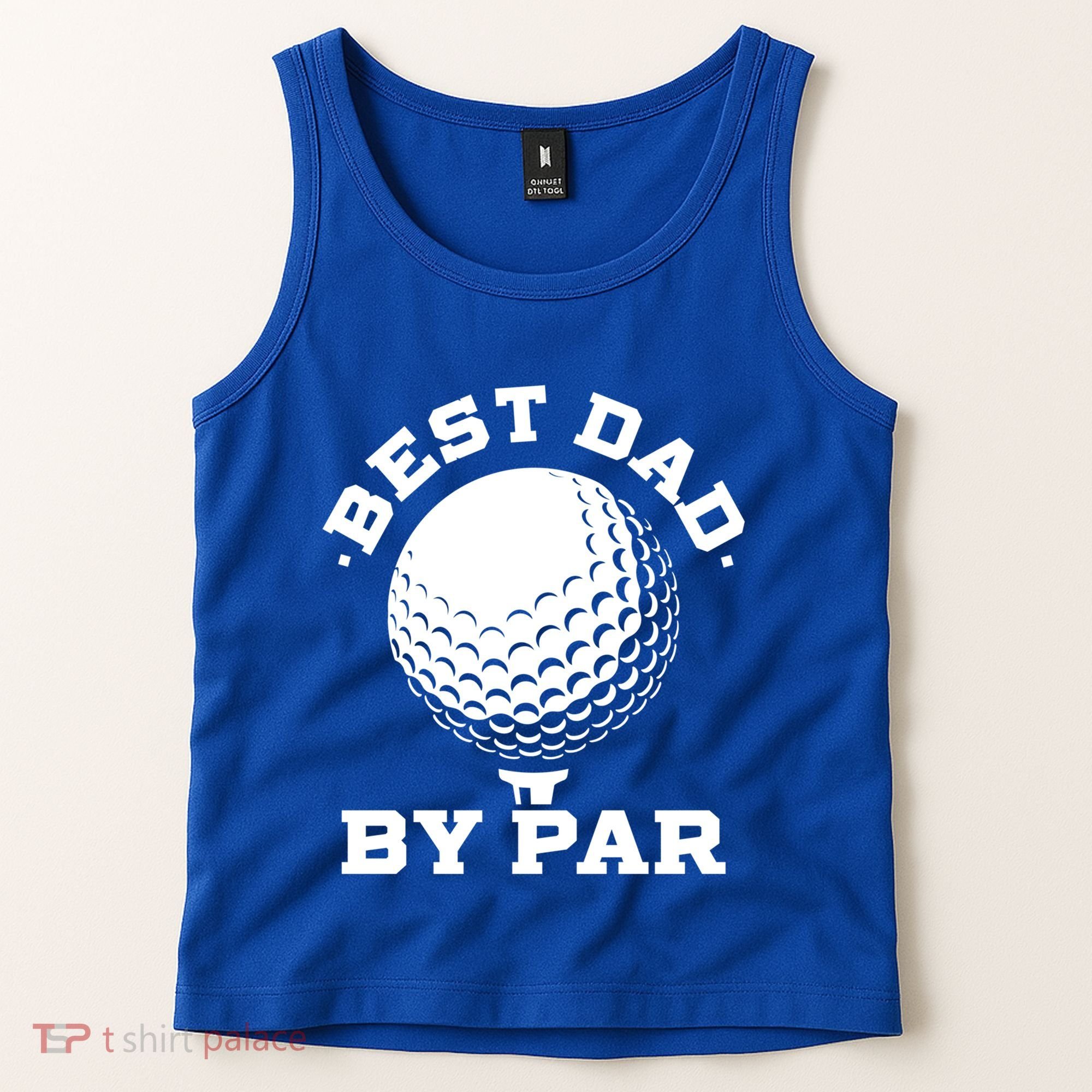 Best Dad By Par Gift Funny Golf Player Father's Day Gift Tank Top