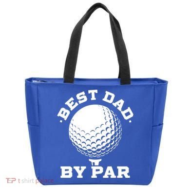 Best Dad By Par Gift Funny Golf Player Father's Day Gift Tote Bag