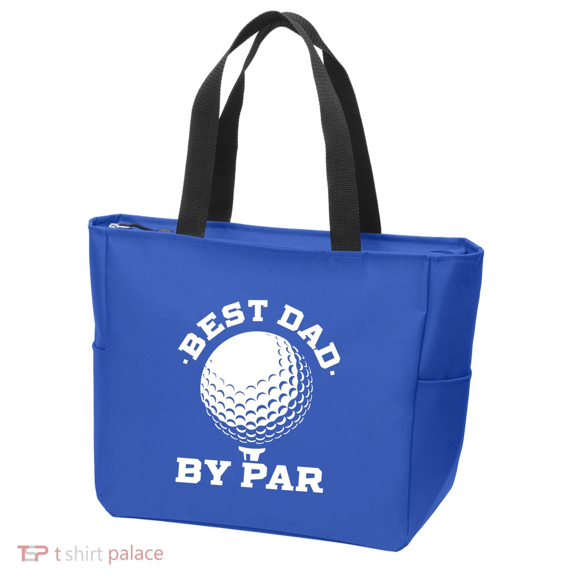Best Dad By Par Gift Funny Golf Player Father's Day Gift Tote Bag
