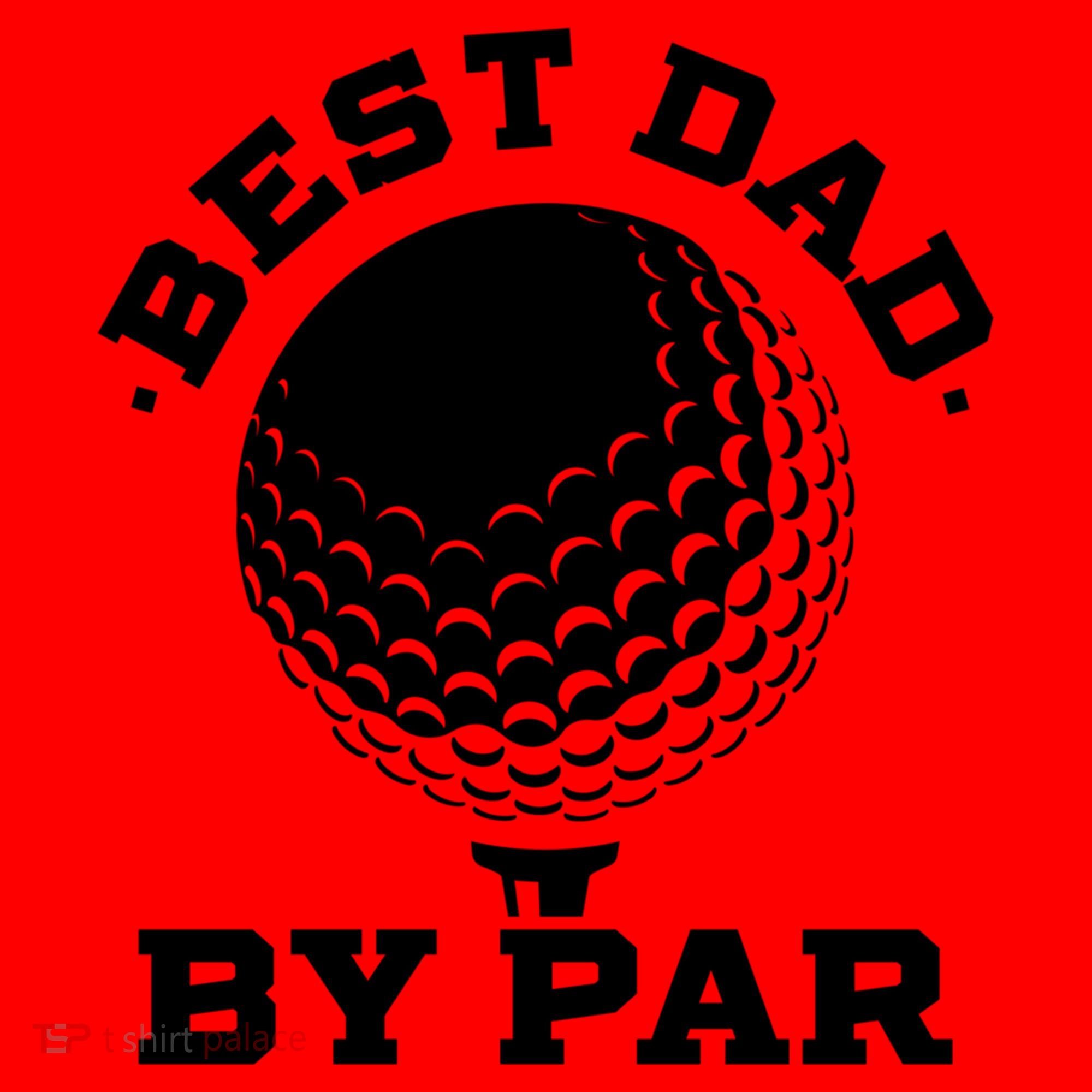 Best Dad By Par Gift Funny Golf Player Father's Day Gift Santa Hat