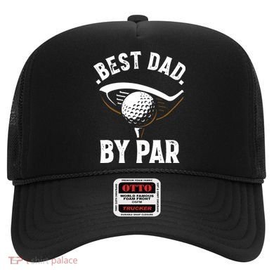 Best Dad by Par Funny Golf Player Father's Day Hat