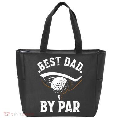 Best Dad by Par Funny Golf Player Father's Day Tote Bag