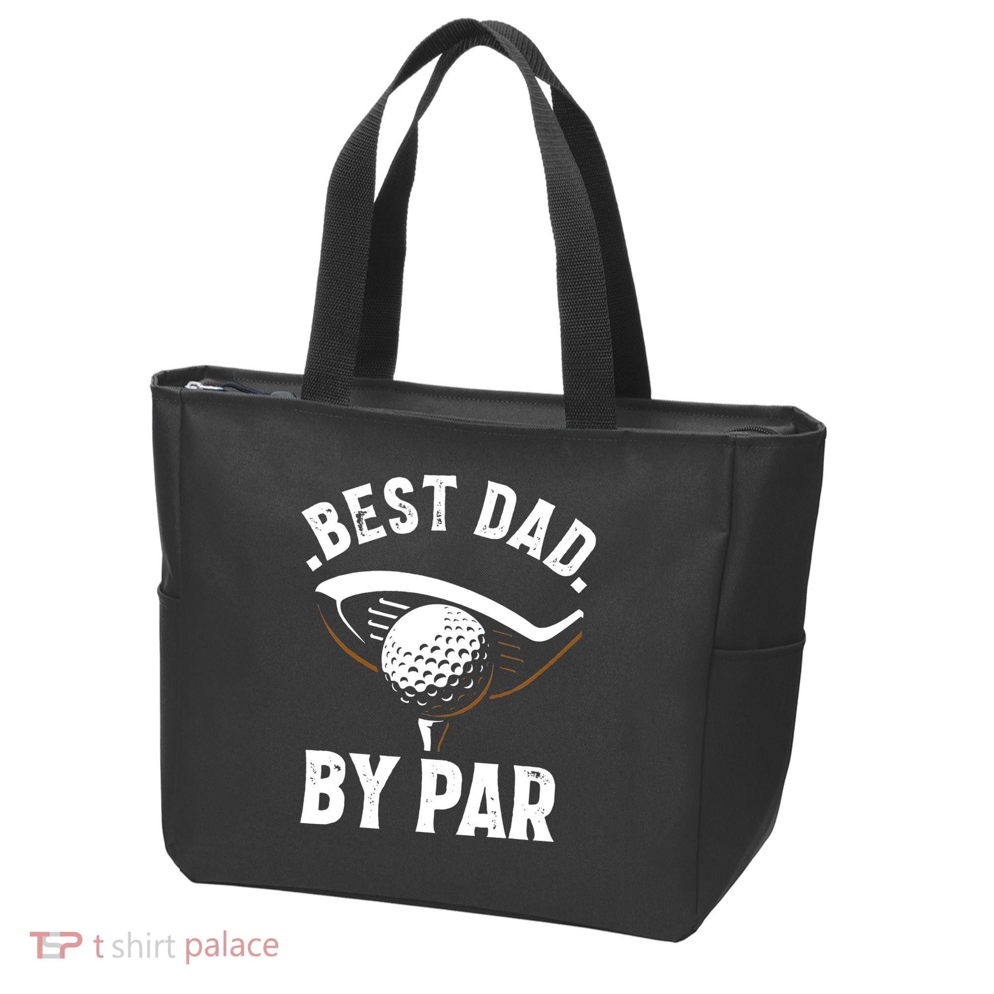 Best Dad by Par Funny Golf Player Father's Day Tote Bag