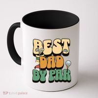 Best Dad By Par Golf FatherS Day Birthday Gift Coffee Mug thumb 0