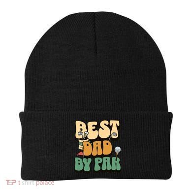 Best Dad By Par Golf FatherS Day Birthday Gift Beanie