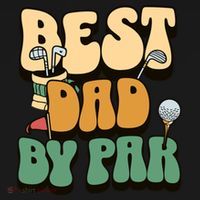 Best Dad By Par Golf FatherS Day Birthday Gift Ornament thumb 1