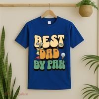 Best Dad By Par Golf FatherS Day Birthday Gift T-Shirt thumb 2