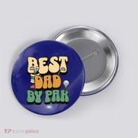 Best Dad By Par Golf FatherS Day Birthday Gift Button thumb 0
