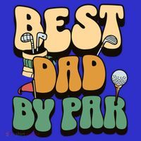 Best Dad By Par Golf FatherS Day Birthday Gift Mousepad thumb 1
