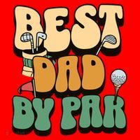 Best Dad By Par Golf FatherS Day Birthday Gift Santa Hat thumb 1