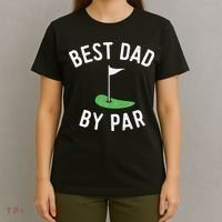 Best Dad By Par Funny Golf Father's Day Gift Daddy T-Shirt thumb 4
