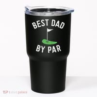 Best Dad By Par Funny Golf Father's Day Gift Daddy Tumbler thumb 0