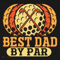 Best Dad By Par Father´s Day Golf Cool Gift Backpack thumb 2