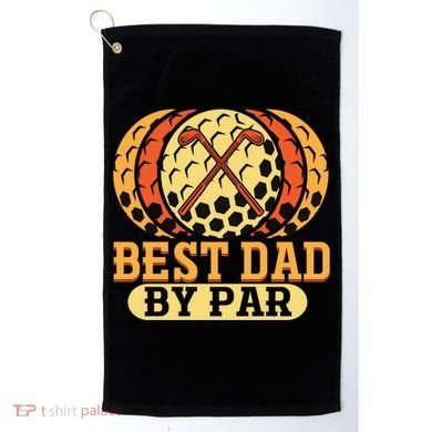 Best Dad By Par Father´s Day Golf Cool Gift Golf Towel
