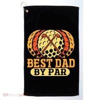 Best Dad By Par Father´s Day Golf Cool Gift Golf Towel thumb 0