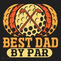 Best Dad By Par Father´s Day Golf Cool Gift Golf Towel thumb 3