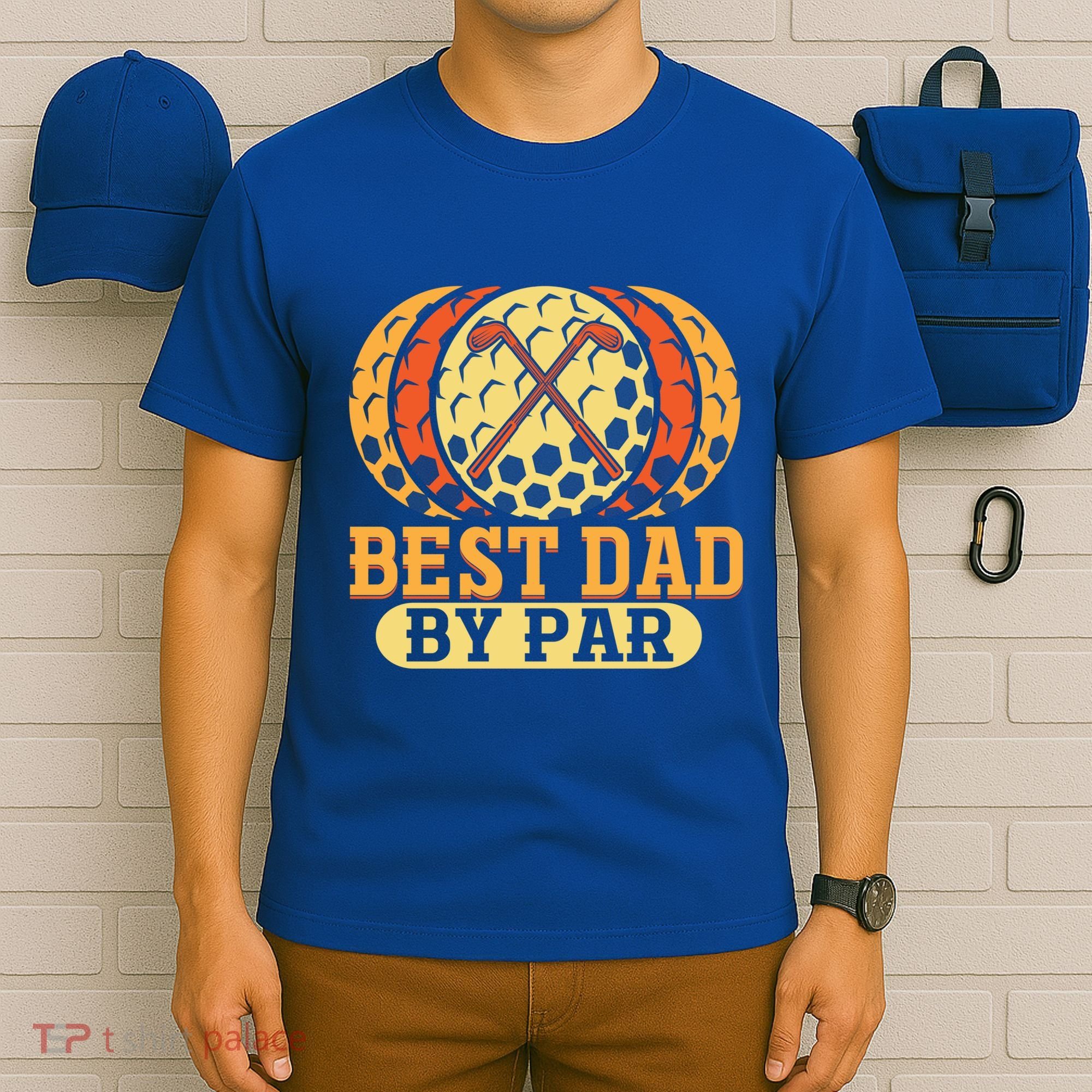 Best Dad By Par Father´s Day Golf Cool Gift T-Shirt