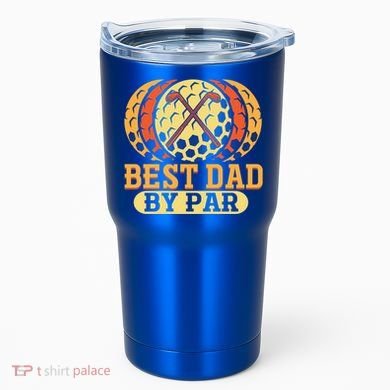 Best Dad By Par Father´s Day Golf Cool Gift Tumbler
