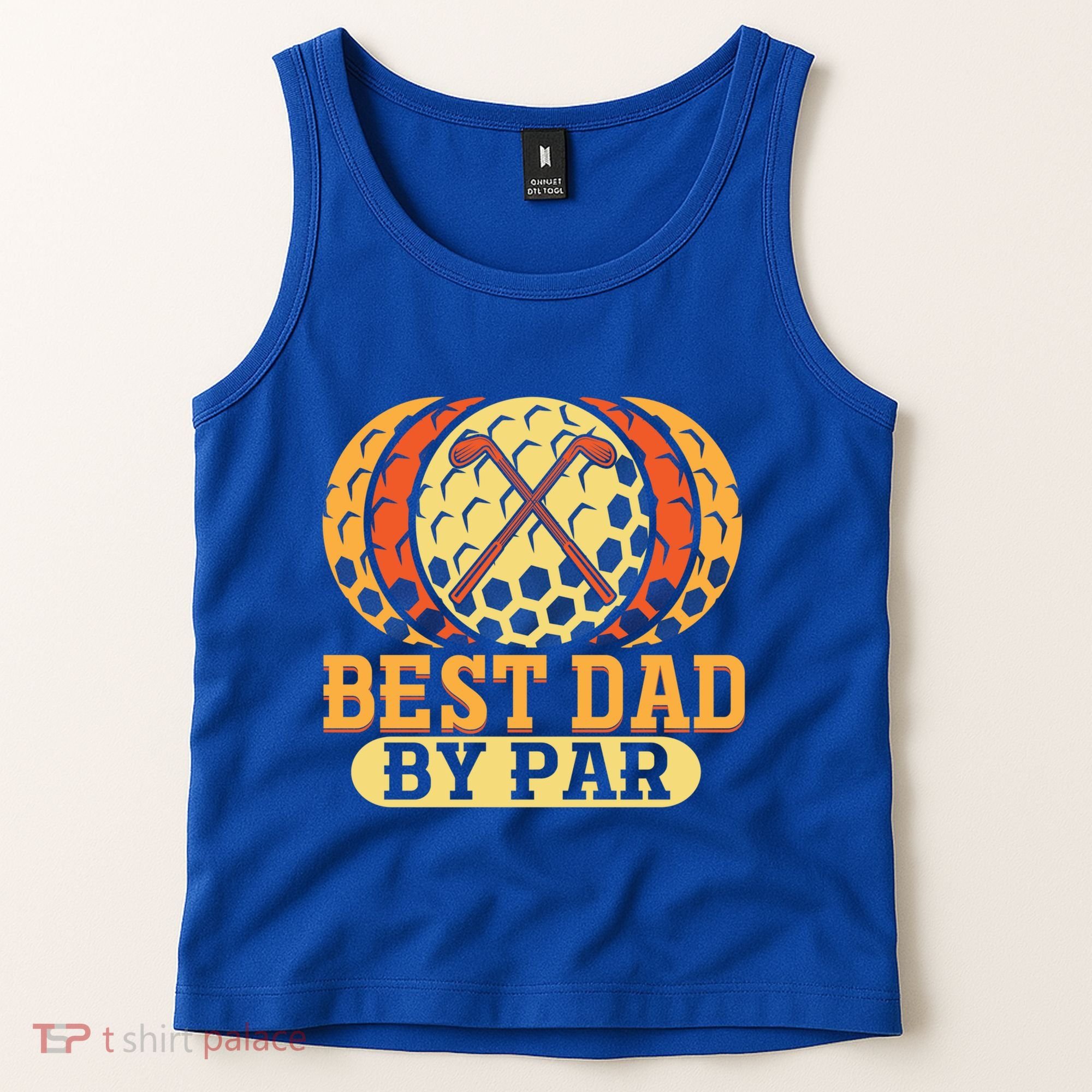 Best Dad By Par Father´s Day Golf Cool Gift Tank Top