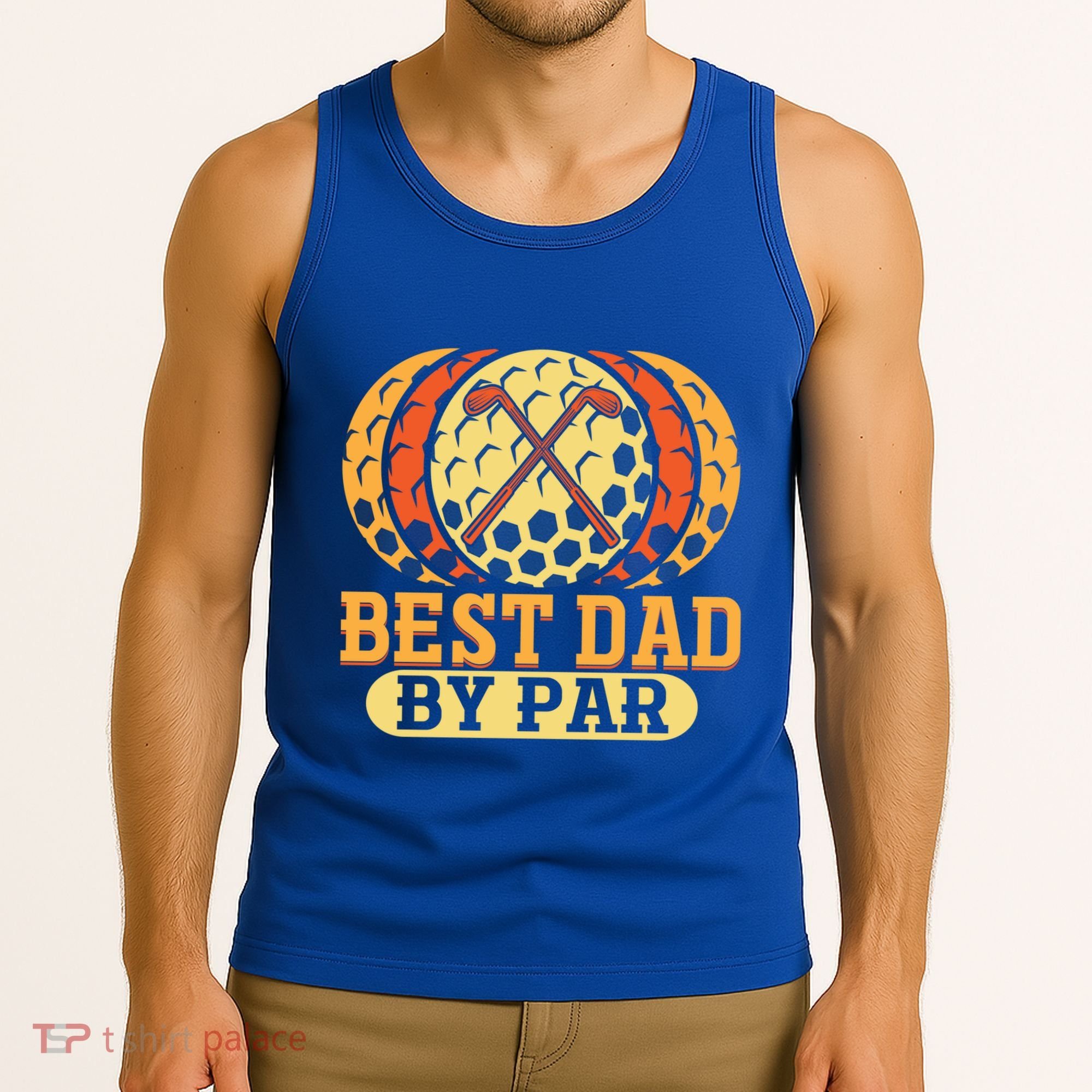 Best Dad By Par Father´s Day Golf Cool Gift Tank Top