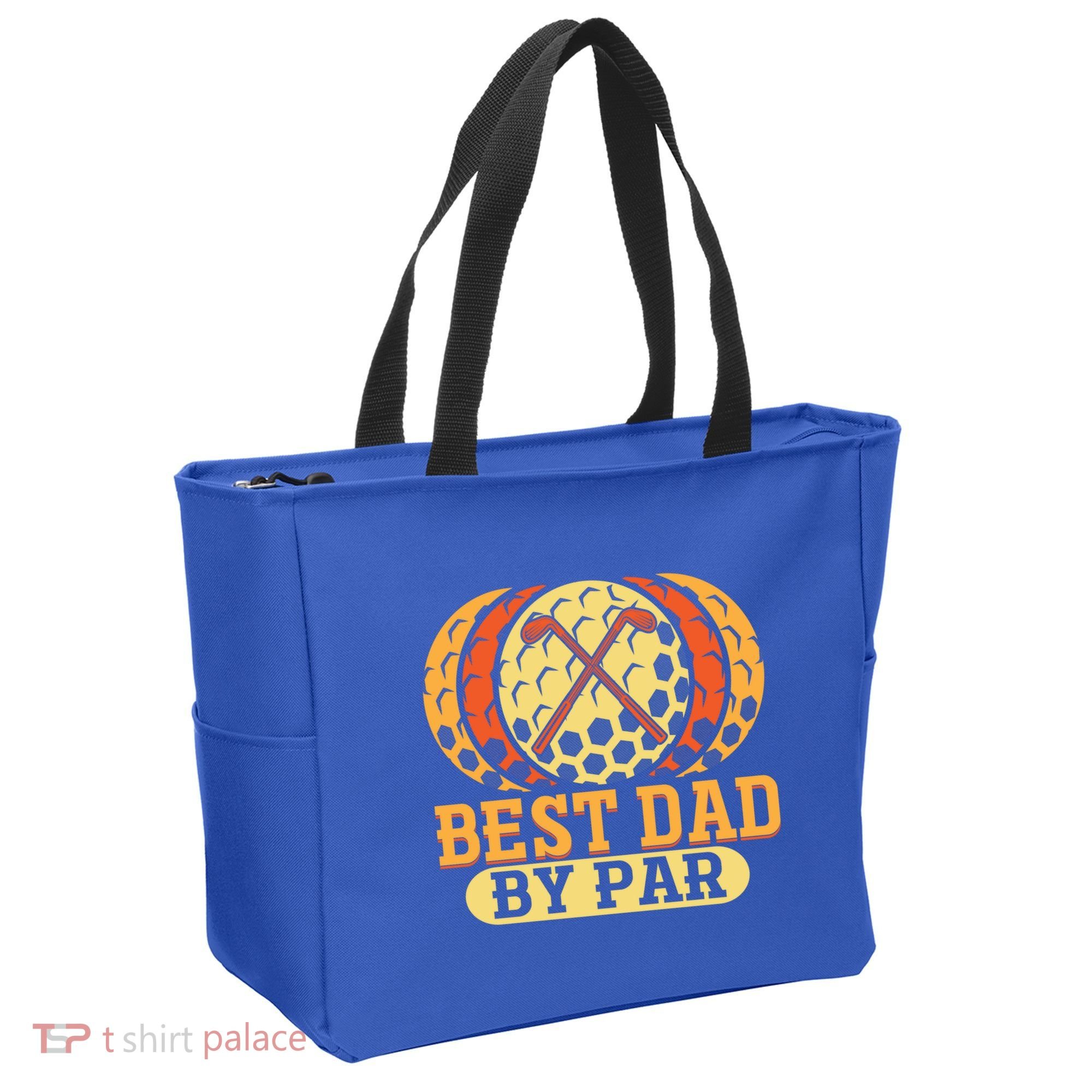 Best Dad By Par Father´s Day Golf Cool Gift Tote Bag