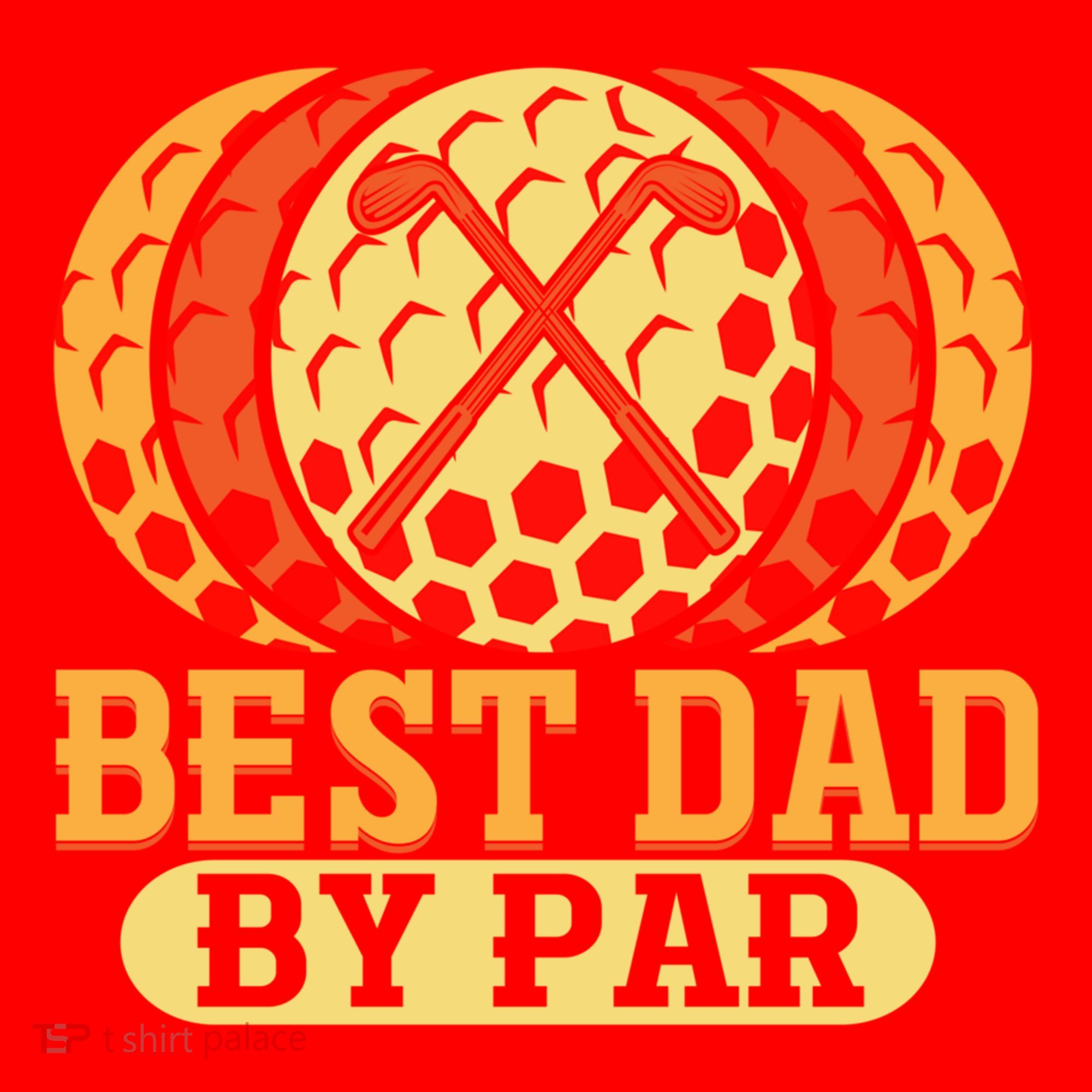 Best Dad By Par Father´s Day Golf Cool Gift Santa Hat