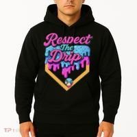 Baseball Drip B.oys Home Plate Ice Cream Respect The Drip Hoodie thumb 2