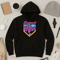 Baseball Drip B.oys Home Plate Ice Cream Respect The Drip Hoodie thumb 3