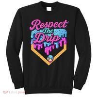 Baseball Drip B.oys Home Plate Ice Cream Respect The Drip Sweatshirt thumb 0