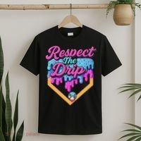 Baseball Drip B.oys Home Plate Ice Cream Respect The Drip T-Shirt thumb 2