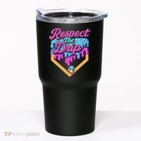 Baseball Drip B.oys Home Plate Ice Cream Respect The Drip Tumbler thumb 0